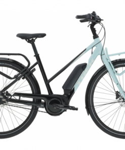 Vélo De Ville Électrique Trek District+ 2 Stagger Shimano Nexus 7V 400wh Noir / Bleu Clair 2023