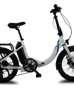 Vélo Pliant électrique URBANBIKER MINI T 20' Blanc - Batterie 540Wh Moteur 250W / 155-175 Cm