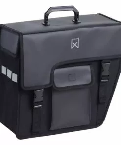 Willex Sacoche De Vélo 17 L Noir Forme Oblique 10240