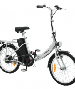 VidaXL Vélo électrique Pliable Et Pile Lithium-ion Alliage D'aluminium
