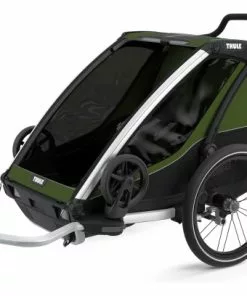Remorque Ă Enfant Thule Chariot Cab 2 Vert Cypress