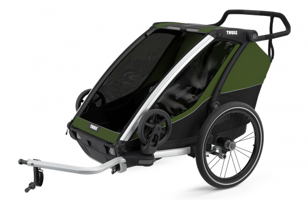 Remorque Ă Enfant Thule Chariot Cab 2 Vert Cypress