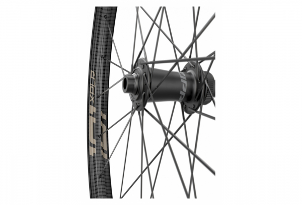 Roue Avant Zipp 101 XPLR Tubeless 700 Disc | 12x100mm | Centerlock | Noir Et Beige Kwiqsand – Image 4