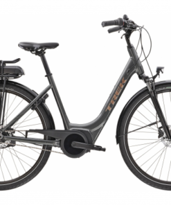 Vélo De Ville Électrique Trek District+ 1 Lowstep 300wh Shimano Nexus 7V Lithium Grey 2022