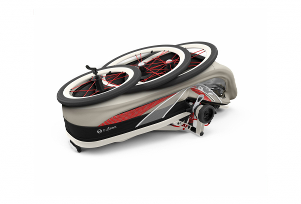 Habillage De Siège Poussette Multisport Cybex Zeno Seat Pack Beige Orange – Image 2