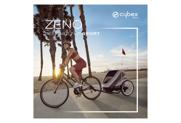 Habillage De Siège Poussette Multisport Cybex Zeno Seat Pack Beige Orange – Image 4