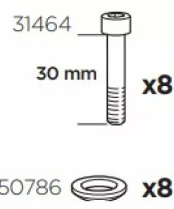 Thule 50945 Sac De Montage Kit 3018-THULE