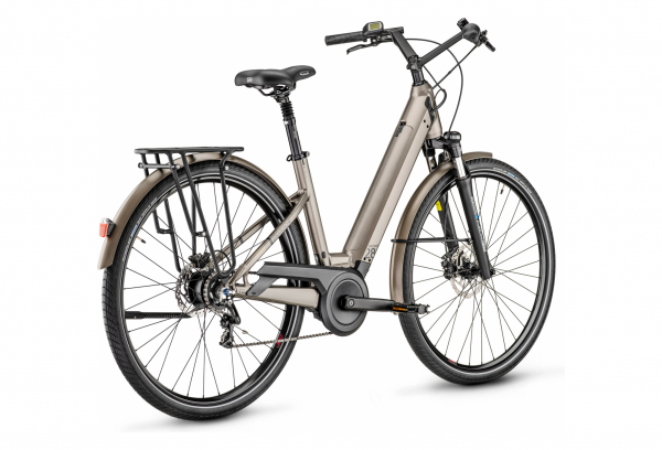 Moustache Bikes Vélo Électrique Moustache Samedi 28.3 Open Shimano Nexus 2023 Titanium. Mat – Image 3