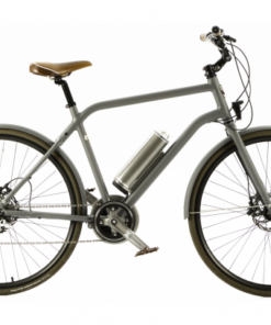Bocyclo - Le Vélo Français Vélo De Ville Electrique E-LiFE Design 330Wh MicroShift 10V Gris Mat