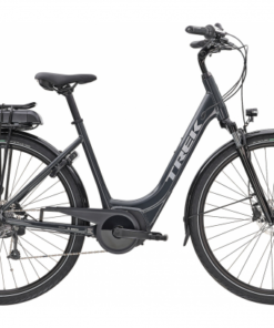 Vélo De Ville Électrique Trek VVerve+ 1 Lowstep Shimano Altus 8V 500 Wh Noir 2022
