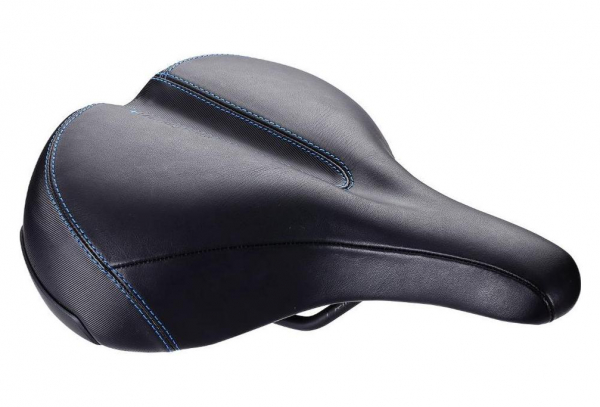 Selle Confort BBB ComfortPlus Relaxed Cuir Noir